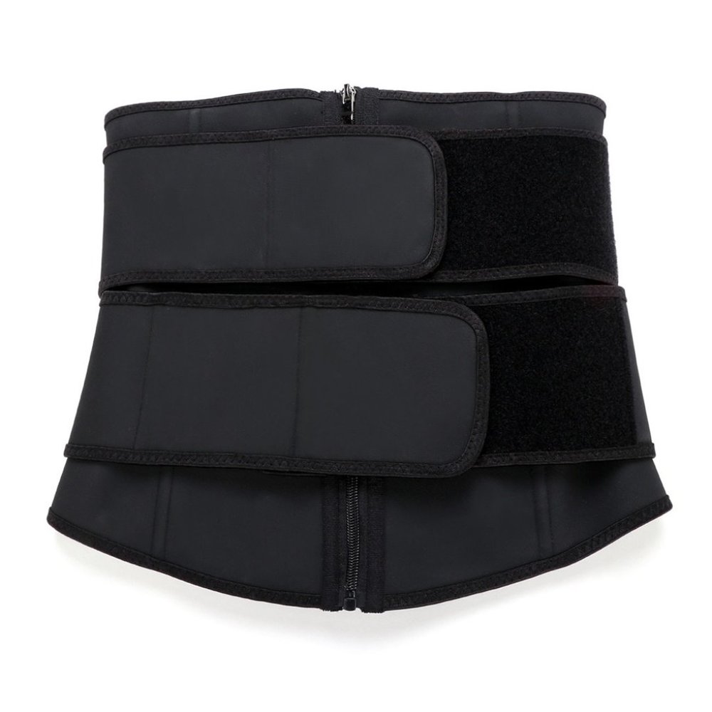 Double Belt/4 Hooks Waist Trainer Latex